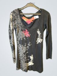 Desigual Floral Long Sleeve Top