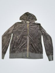 Juicy Couture Velour Zip-Up Hoodie