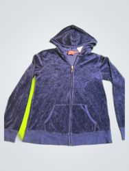 Juicy Couture Velour Zip-Up Hoodie