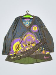 desigual printed blouse