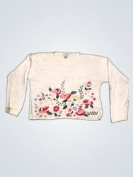 Cotton Collectables Floral Sweater