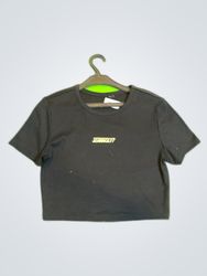 Scrambled? Printed Cropped Baby Tee