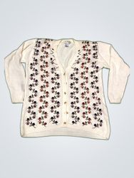 Floral Knit Cardigan