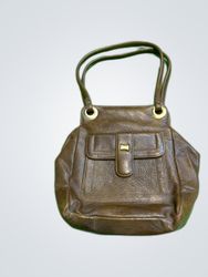 Brown Leather Handbag
