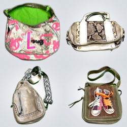 Graphic Print Crossbody Bags
