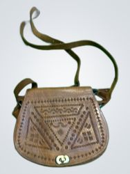 Brown Leather Crossbody Bag