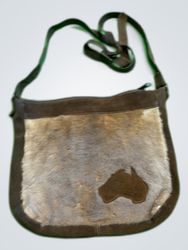 Vintage M&H Levi Kangaroo Leather Crossbody Bag