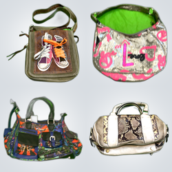 Graphic Print Crossbody Bags