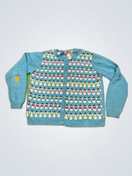Tiana International Snowmen Knit Cardigan