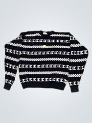 G.EL Knitters Nautical Knit Sweater