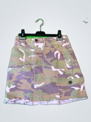 Hollister Camo Denim Mini Skirt