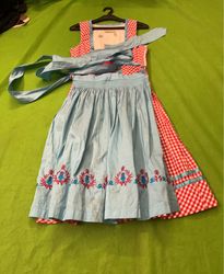 Landhaus G&A Naturally Embroidered Checkered Dirnd..