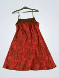 Cannelle Red Floral Dress