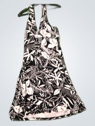 Clockhouse Black White Floral Print Mini Dress