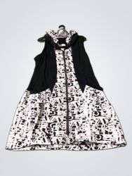 Unbranded Sleeveless Hooded Zip-Up Dress