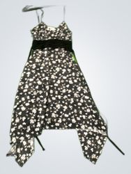 Progresso Black and White Floral Mini Dress