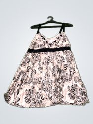 Black and White Paisley Dress