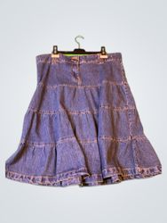 Infinity Denim Mini Skirt