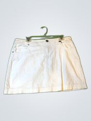 Silver Creek White Denim Mini Skirt