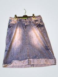 C-in-C Denim Skirt