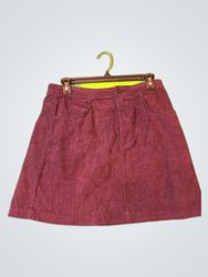 Zara Corduroy Mini Skirt