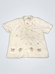 Alfred Dunner Embroidered Cotton Blouse