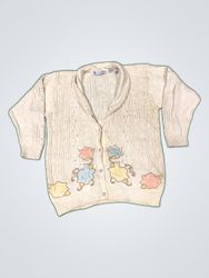 Chaus Knitted Floral Cardigan