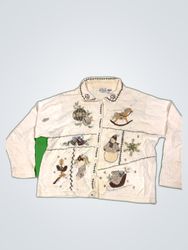 B.P. Design Embroidered Knit Cardigan