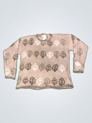 Christopher & Banks Embroidered Leaf Sweater