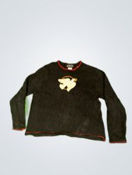 Sag Harbor Black Sweater