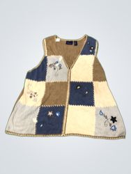 CST Blue's Unique Patchwork Waistcoat
