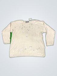 Tiara Beaded Knit Sweater