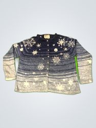 Heirloom Collection Snowflake Knit Cardigan