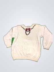 Classic Expressions Embroidered Knit Sweater