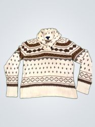 Chaps Shawl Collar Knit Sweater