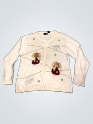 Angel Embellished Knit Cardigan