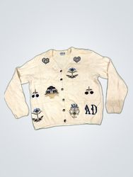 Alfred Dunner Embroidered Knit Cardigan