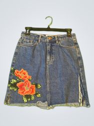 New Look Denim Mini Skirt