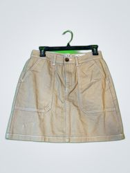 Denim Co. Cargo Mini Skirt