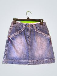 George Denim Mini Skirt