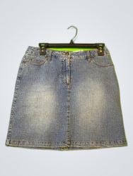 Crazy World Denim Mini Skirt