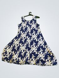 Unbranded Floral Print Sleeveless Midi Dress