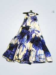 Roman Floral Print Maxi Dress