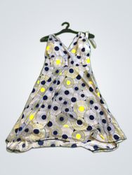 Printed Wrap Mini Dress