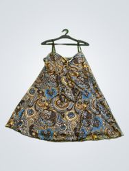 X-Mail Paisley Print Spaghetti Strap Mini Dress