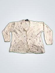 Staccato Floral Embroidered Cardigan
