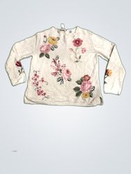 Coldwater Creek Floral Sweater