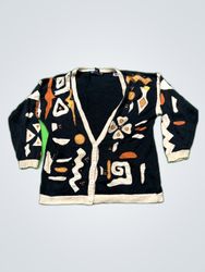 IB Diffusion Patterned Cardigan