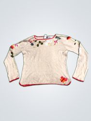 Curio Embroidered Knit Sweater
