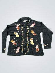 B.P. Design Embroidered Knit Cardigan